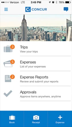 sap concur travel profile